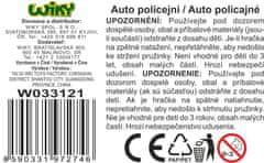 Policijski avto kovinski 12 cm