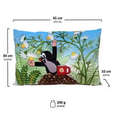 Moravská ústředna Otroški vzglavnik Krtek 45x30 cm kamilica