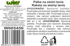 Palice za namizni tenis s kovčkom