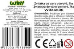 Kopalne živali iz gume 6 cm komplet 7 kosov