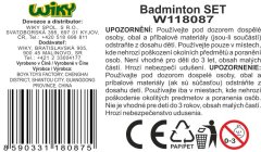 Badminton s košaricami 44 cm