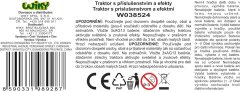Traktor z učinki in dodatki 27,5 cm