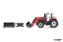 Britains Model traktorja s čelnim nakladalnikom Massey Ferguson 6616 1:32 21,5 cm