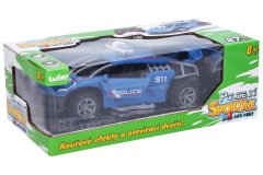 Policijski avto za kajenje RC daljinski upravljalnik 21 cm - češka embalaža