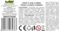 Traktor s 4 avtomobili in učinki 45 cm