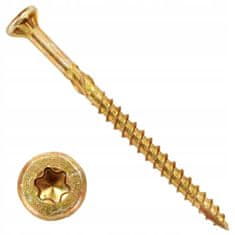 shumee KONIČNI MESARSKI VIJAKI ZA LES MESARSKI VIJAK 8x160 TORX 50 kosov