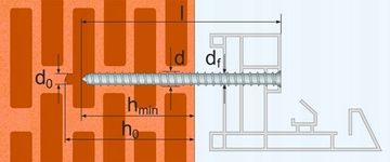 shumee Vijak za podboje vrat Arvex SO 7,5 x 72 mm 100 kosov