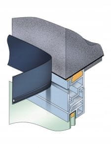 shumee EPDM predpasnik z EPDM sponko in tesnilom 200 mm/25 m