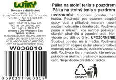 Palice za namizni tenis s kovčkom rdeče barve