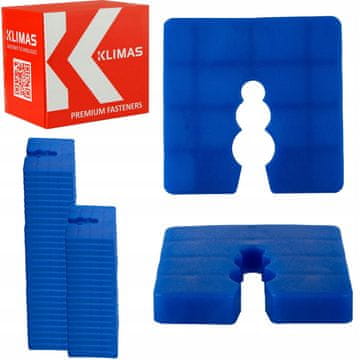 shumee PLASTIČNI DISTANČNIKI 8 mm 50 kosov Klimas vijačni