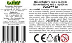 Košarkarski koš z žogo 9 cm