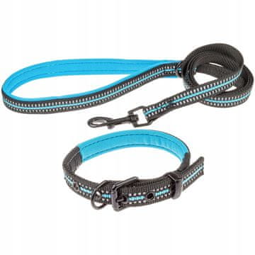 shumee SET za velikega psa OVRATNICA + POVODEC odsevni L
