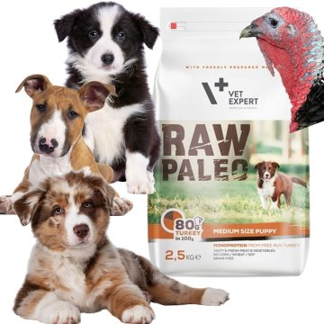 shumee RAW Paleo TURKEY hrana za mladiče srednjih pasem