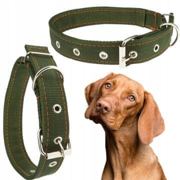 shumee MOČNA ovratnica za srednje velike pse, platnena velikost L
