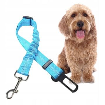 shumee Avtomobilski varnostni pas za pse z amortizerjem in odsevnikom, elastični varnostni pasovi