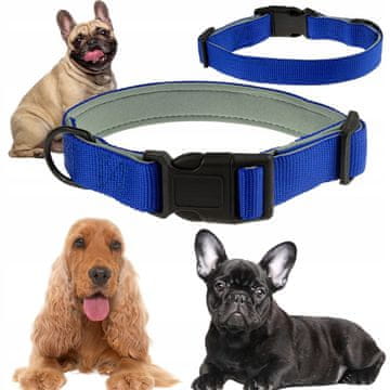 shumee Pasja ovratnica s trakom, podložena z NEOPRENOM M