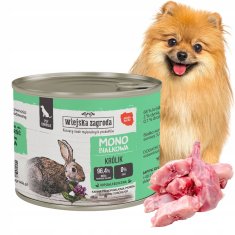 shumee Wiejska Zagroda mokra hrana za pse MONOPROTEIN ZAJEC brez žitaric 200g