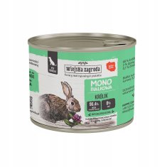 shumee Wiejska Zagroda mokra hrana za pse MONOPROTEIN ZAJEC brez žitaric 200g
