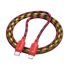 Hoco USB C kabel za Lightning Hoco PD 27W 1 m X116 rdeč preliv