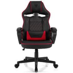 SENSE7 Igralni stol Knight PU, Rdeč