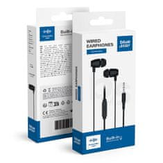 Blue Star Slušalke z žico Jack 3,5 mm Blue Star PA-E67 1,2 m črne