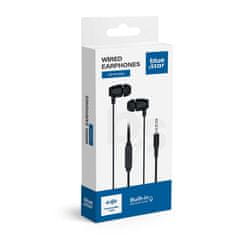 Blue Star Slušalke z žico Jack 3,5 mm Blue Star PA-E67 1,2 m črne