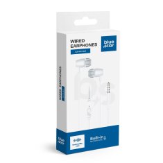 Blue Star Slušalke z žico Jack 3,5 mm Blue Star PA-E67 1,2 m bele
