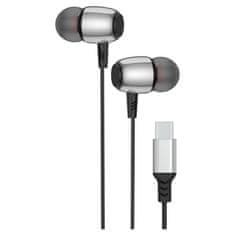 Blue Star USB C (DAC) Blue Star M09C 1,2 m črne slušalke z žico