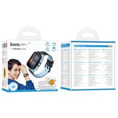 Hoco Pametna ura za otroke Hoco 1,69" 4G GPS s funkcijo pogovora Y104 modra