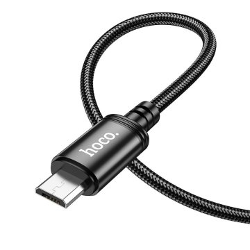 Hoco USB kabel A na Micro USB Hoco 2,4A 2 m X89 črn