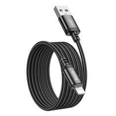Hoco USB kabel A na Lightning Hoco 2,4A 2 m X89 črn