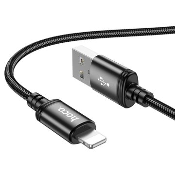 Hoco USB kabel A na Lightning Hoco 2,4A 1 m X89 črn