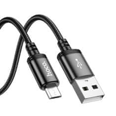 Hoco USB kabel A na Micro USB Hoco 2,4A 2 m X89 črn