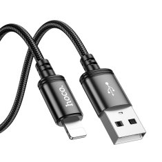 Hoco USB kabel A na Lightning Hoco 2,4A 2 m X89 črn