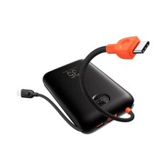 VEGER VEGER powerbank 20000 mAh z vgrajenimi kabli tipa C / Lightning PD QC3.0 35W K2 (W2068) črn