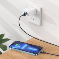 Hoco USB kabel A na Lightning Hoco 2,4A 1 m X89 črn
