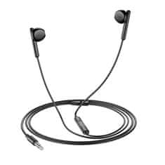 Hoco Slušalke z žico Jack 3,5 mm Hoco M93 črne