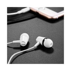 Hoco Slušalke z žico Jack 3,5 mm Hoco M34 bele