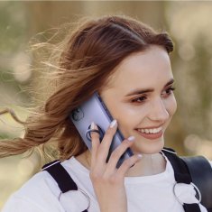 OEM SILICONE RING etui za SAMSUNG A16 5G / A16 4G vijolična