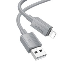 Hoco USB kabel A na Lightning Hoco 2,4A 1 m X107 siv