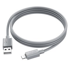 Hoco USB kabel A na Lightning Hoco 2,4A 1 m X107 siv