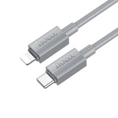 Hoco USB C kabel za Lightning Hoco PD 27W 1 m X107 siv