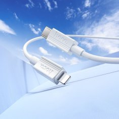 Hoco USB C kabel za Lightning Hoco PD 27W 1 m X107 bel