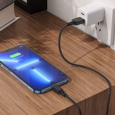 Hoco USB kabel A na Micro USB Hoco 2,4A 1 m X90 črn