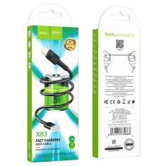 Hoco USB kabel A na Lightning Hoco 2,4A 1 m X83 črn