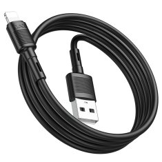 Hoco USB kabel A na Lightning Hoco 2,4A 1 m X83 črn