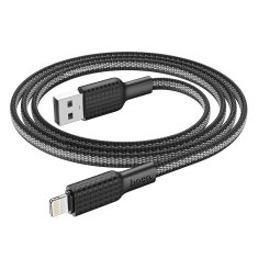 Hoco USB kabel A na Lightning Hoco 2,4A 1 m X69 črno-bel