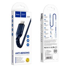 Hoco USB kabel A na Lightning Hoco 2,4A 1 m X59 modri