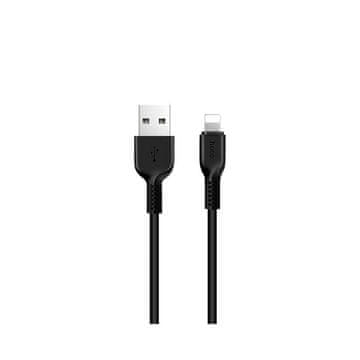 Hoco USB kabel A na Lightning Hoco 2,4A 1 m X20 črn