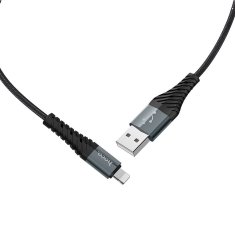 Hoco USB kabel A na Lightning Hoco 2,4A 1 m X38 črn